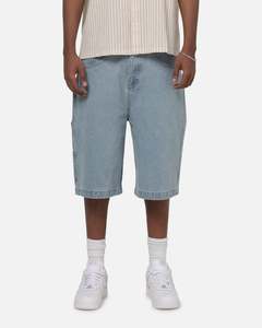 Mens Bottoms Denim Shorts: Vouseti Coach Shorts Sunbleach