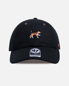 47 Brand Beagle Wool 47 Clean Up Strapback Black