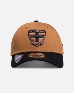 New Era St Kilda Saints 'AFL 2026' 9FORTY Strapback Med Beige