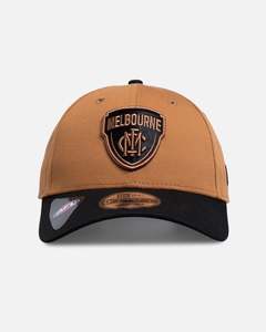 Mens Sale Headwear: New Era Melbourne Football Club 'AFL 2026' 9FORTY Strapback Med Beige