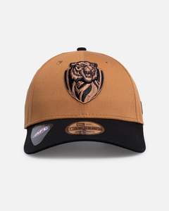 New Era Richmond Tigers 'AFL 2026' 9FORTY Strapback Med Beige