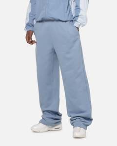 Nike Bottoms Trackpant: Nike Nocta Fleece CS Open-Hem Tracksuit Bottoms Work Blue