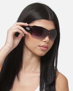 All Black And Gold: Aire X Von Dutch Tabloid Sunglasses Black/Gold