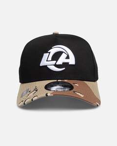 All Camo: New Era Los Angeles Rams "NFL 26 AU Two Tone" 9Forty A-Frame Snapback Black/Camo