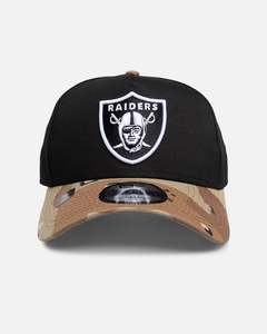 All Camo: New Era Las Vegas Raiders "NFL 26 AU Two Tone" 9Forty A-Frame Snapback Black/Camo