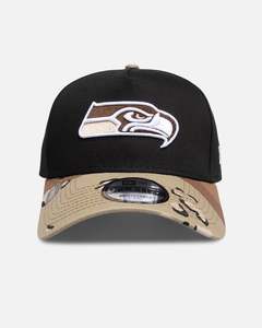 New Era Seattle Seahawks "NFL 26 AU Two Tone" 9Forty A-Frame Snapback Black/Camo