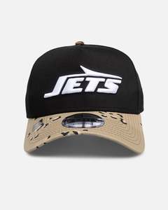 New Era New York Jetts "NFL 26 AU Two Tone" 9Forty A-Frame Snapback Black/Camo