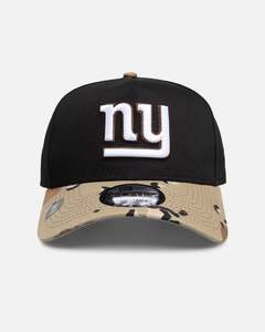 All Camo: New Era New York Giants "NFL 26 AU Two Tone" 9Forty A-Frame Snapback Black/Camo