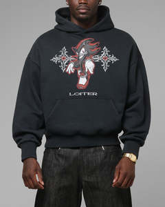 Loiter x Sonic The Hedgehog Chrome Shadow Hoodie Black