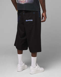 Loiter x Sonic The Hedgehog Pleated Shorts Black