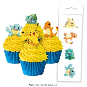 Edibles: Wafer Cupcake Toppers - Pokemon (16)