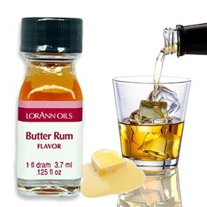 Flavourings: *LorAnn Oils - Butter Rum Flavour 3.7ml