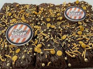 Easter: Chocolate Brownie Gift Box with Bling!