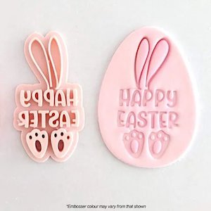All Cutters: Happy Easter Ears & Feet Stamp