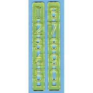 All Cutters: FMM Tappit Alphabet & Numbers Cutter Set - 1.5cm Upper Case (Copy)