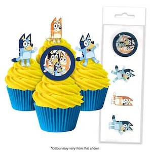 Bluey Wafer Toppers - (pack of 16)