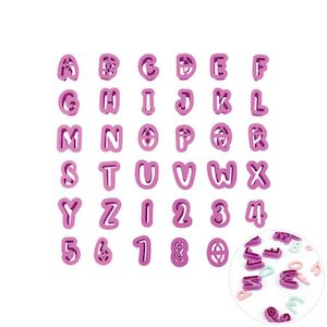 All Cutters: Cake Craft | Alphabet & Numbers | Cutter Set