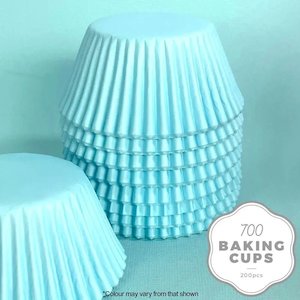 Cake Craft | 700 Cupcake Papers | Pastel Blue | 200 Approx