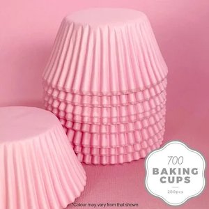 Cake Craft | 700 Cupcake Papers | Pastel Pink | 200 Approx