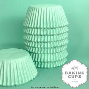 Display And Packaging: Cake Craft | 408 Cupcake Papers | Pastel Blue | 200 Approx |