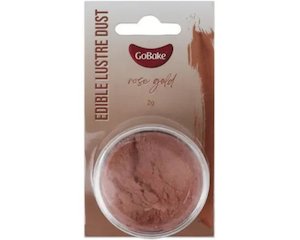 GoBake | Pearl Lustre Dust | Rose Gold | 2gm