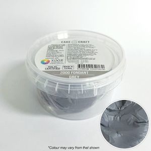 Cake Craft | Fondant | Grey | 200gm ** SHORT DATED