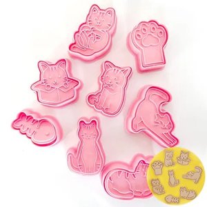All Cutters: Cats | Cookie Cutters | 8 Piece Set
