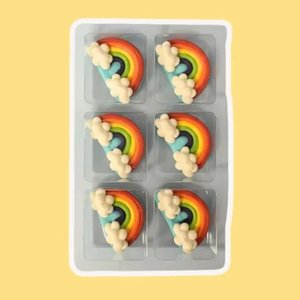 Featured: Edible Sugar Decorations | Rainbows| Pack of 6