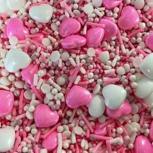 Sprinkle Medley - Princess (Pink & White) - 100gm