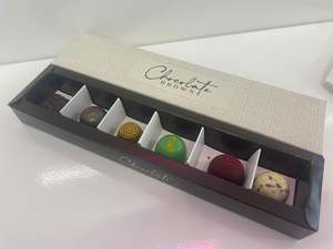 Sweet Treats: Gift Box of 6 Mixed Chocolates | Chocolate Brown