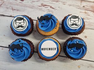 Sweet Treats: 🧁 Movember Cupcakes – Supporting Men’s Health 💙