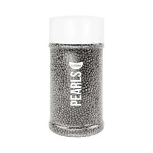 Shiny Silver | 2mm | Sprinkles | Go Bake | 90g