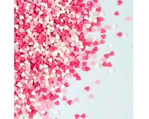 Valentines Treats: Sprinkle Medley | Mini Hearts | 100g