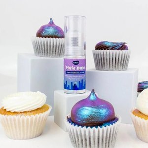 Edible Pixie Dust | Glitter Pump | Two-Tone Opal & Azure| 10g