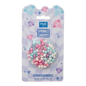 PME | Sprinkle Charms | Shimmer Diamonds | 25g