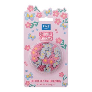 Featured: PME | Sprinkle Charms | Butterflies & Blossoms | 25g