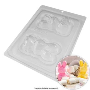 Featured: BWB | Small Geometric Bunny | 3 Piece Mould