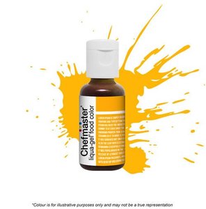 Chefmaster Liqua-Gel | Gold | 20gm