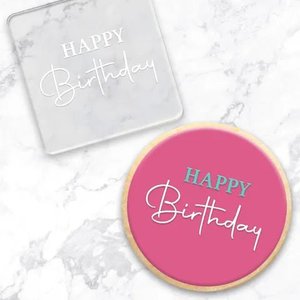Decorating Equipment: Happy Birthday - Debosser