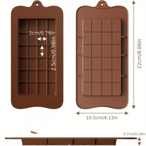 Cupcake Cake Decorating Supplies: Silicone Mould | Chocolate Block