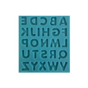 Cupcake Cake Decorating Supplies: Silicone Mould | Bubble Alphabet Letters