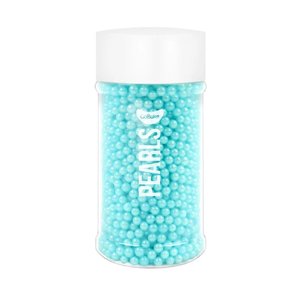 Cupcake Cake Decorating Supplies: Blue Pearls | 4mm | Sprinkles | Go Bake | 80g