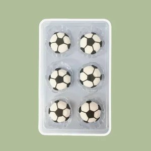 Featured: Cake & Cupcake | Sugar Decorations | Football | 6 pieces