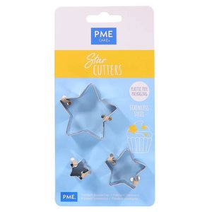 Decorating Equipment: PME | Star | Cutter Set | 3 Pieces