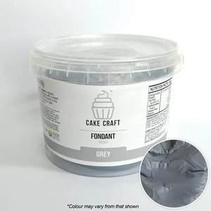 Fondants Ingredients: Cake Craft | Fondant | Grey | 1kg