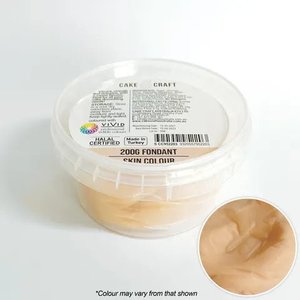 Fondants Ingredients: Cake Craft | Fondant | tan/skin Colour | 200gm