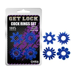 Products: Cock Ring Set - Blue