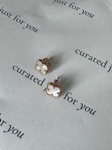 Earrings: Sakura Earrings White
