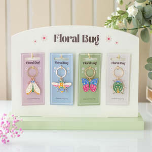 Key Chain - Floral Bug