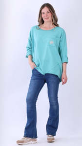 Fashion: Sweater - Rock Star - Spearmint